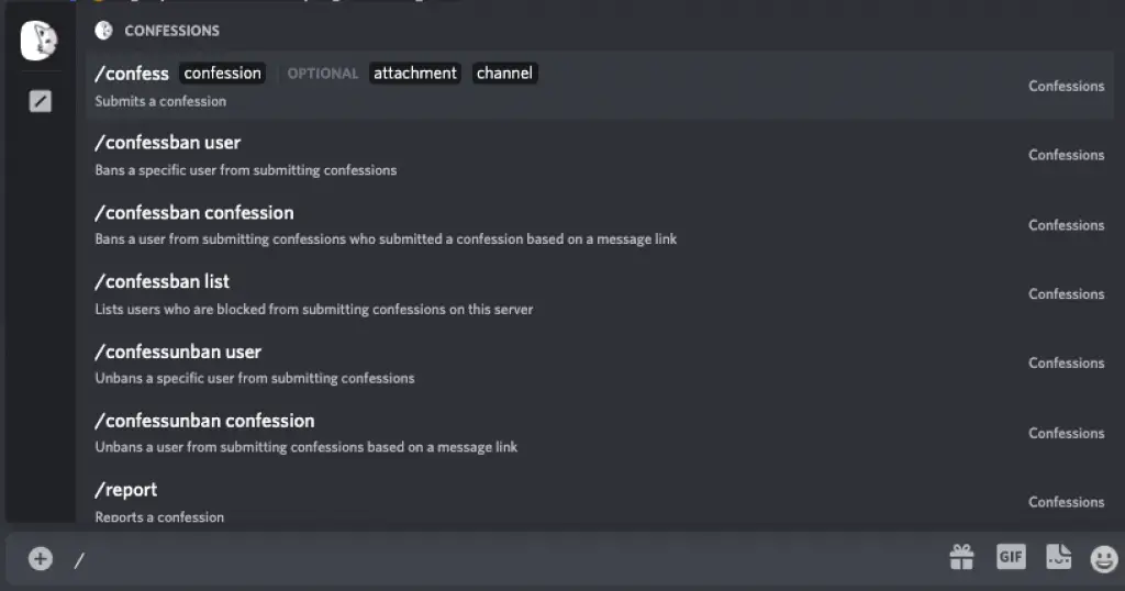 Confession Discord Bot Overview - Hubprix.com