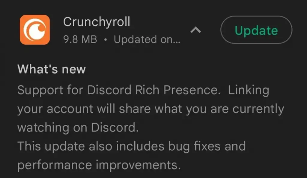 Crunchyroll Update- Discord Rich Presence - HubPrix.com