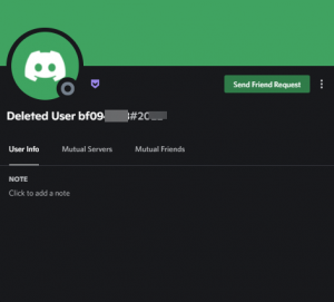 Discord - Deleted users ID- HubPrix.com