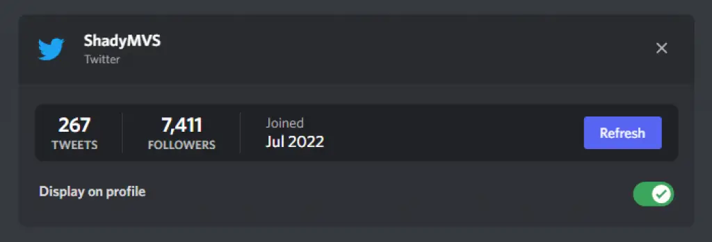 Discord Passport Twitter Verification Profile