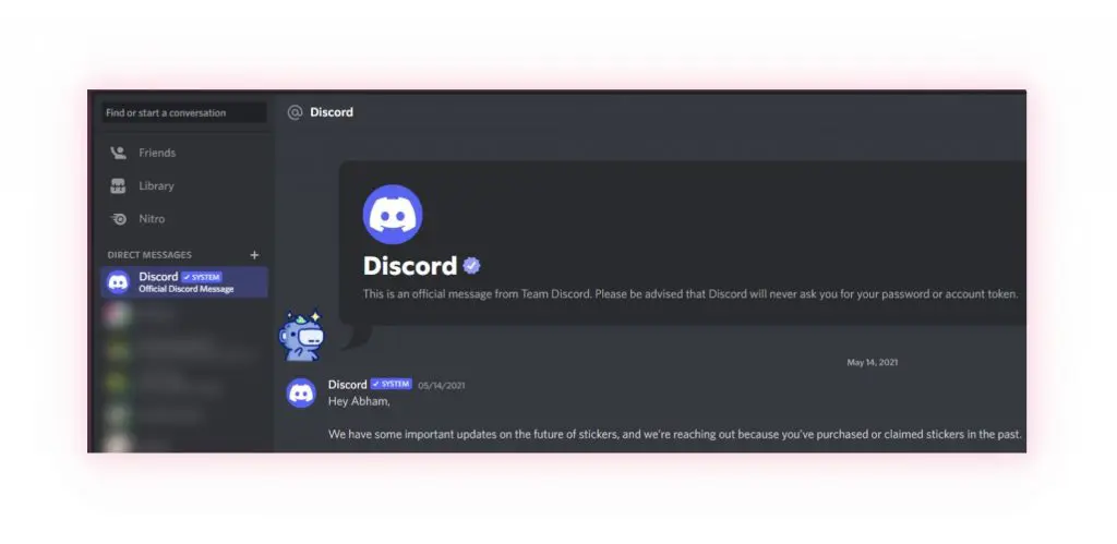Discord System DM Improvement