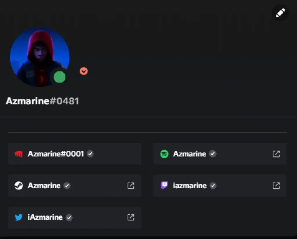 Discord - UserProfile