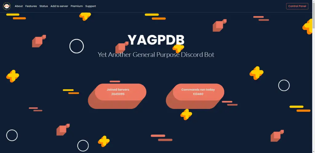 YAGPDB Discord Website Overview - Hubprix.com