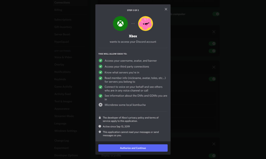 Connection Discord Xbox Setup Allow Uses HubPrix