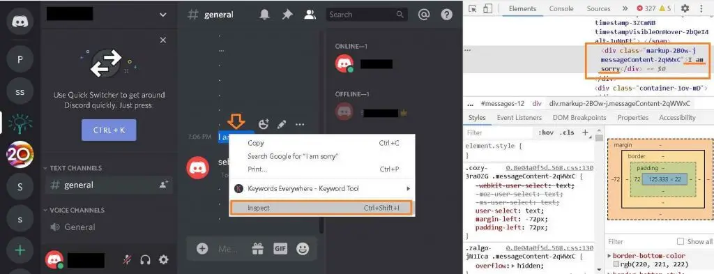 Create fake Discord message Text Inspect Message