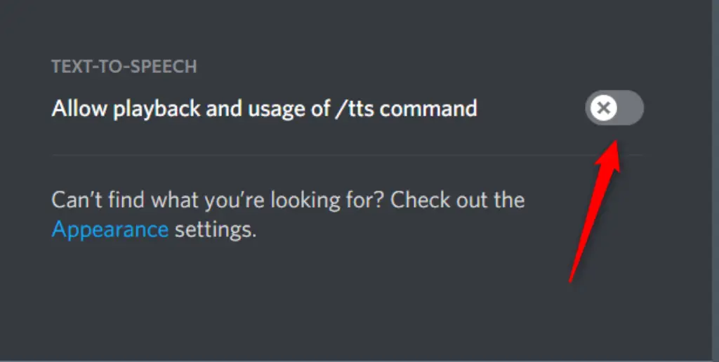 Disable and Enable Text to Speech in Discord Allowing