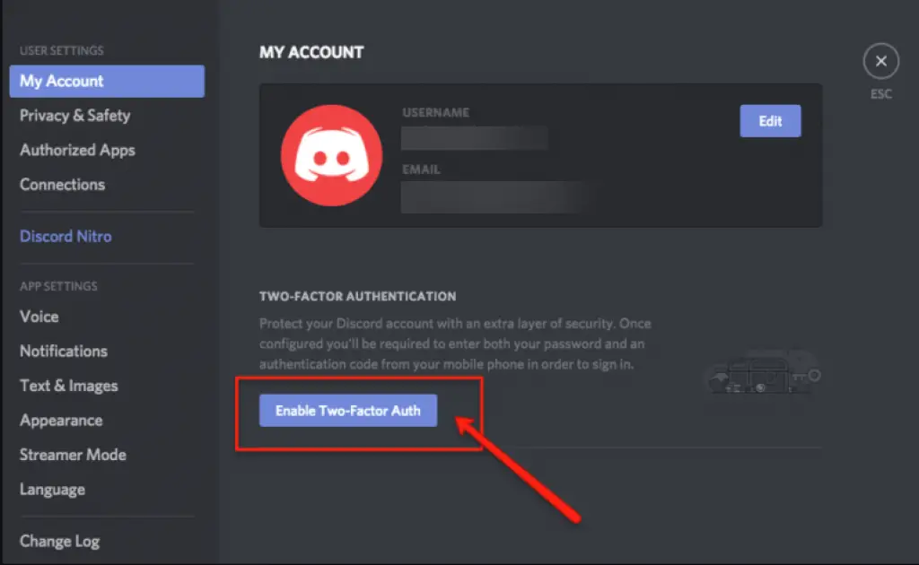 Discord Auth Enable 2fa HubPrix Setup