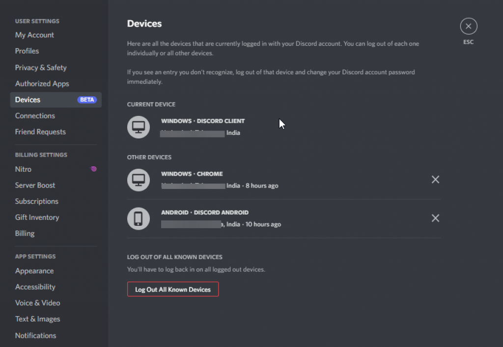 Discord Devices Login History New Feature HubPrix