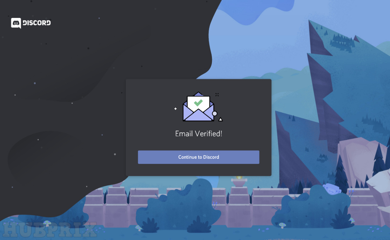 Discord Email Verification Sent Success