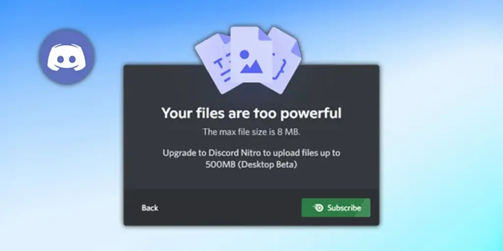 Discord File Size Limit Too Powerful Exeed Increase HubPrix