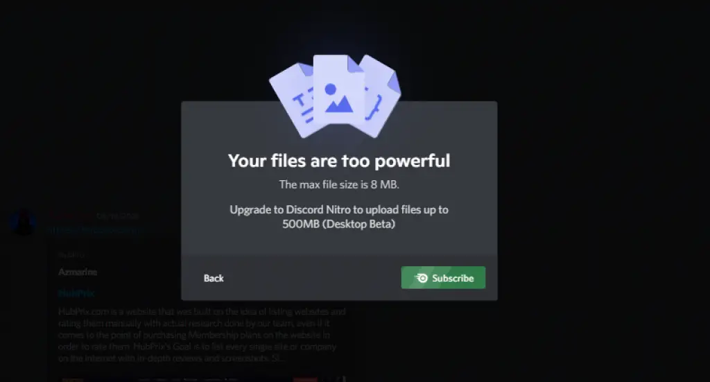 Discord Files are Too Powerful Big HubPrix