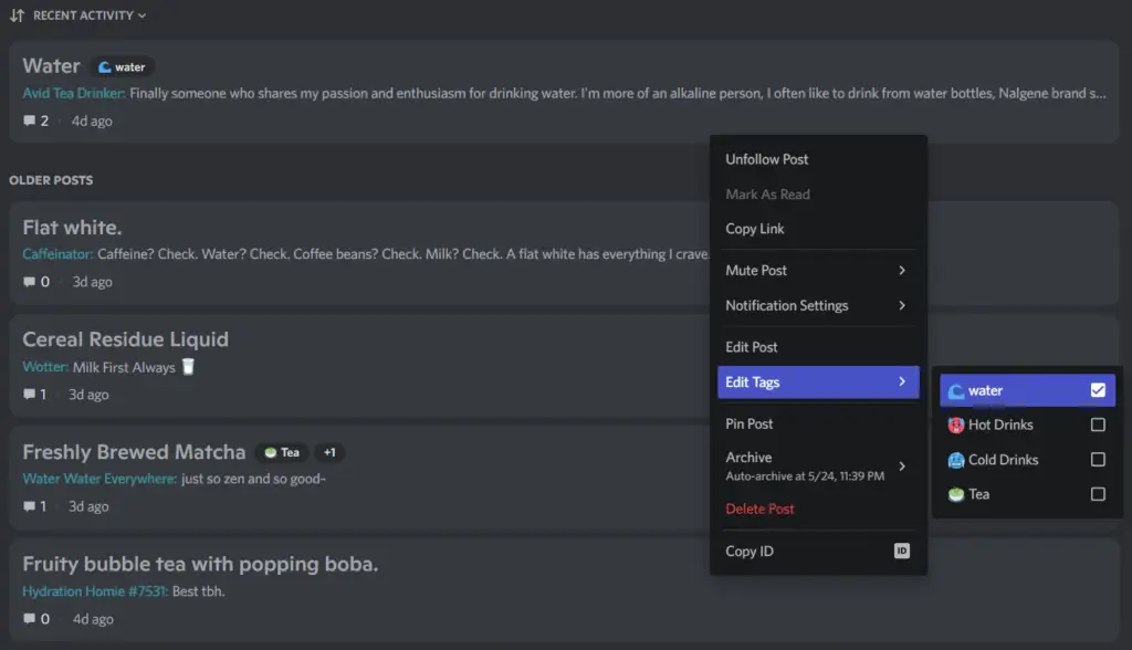 Discord Forum Tags Setup Channel HubPrix