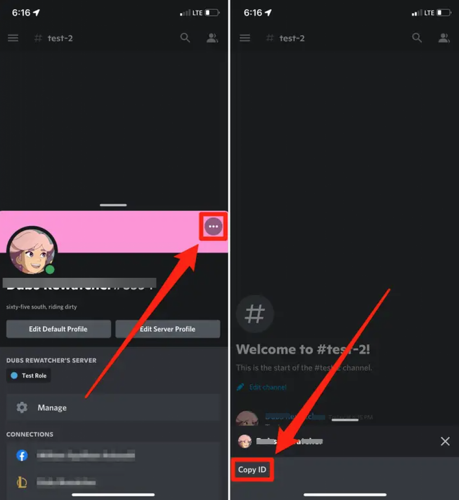 Discord ID in the mobile app - Discord Guide
