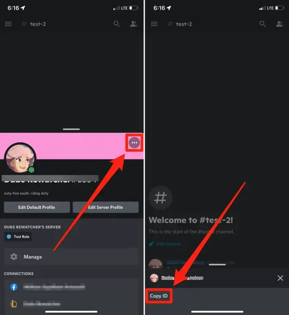 Discord ID in the mobile app - Discord Guide