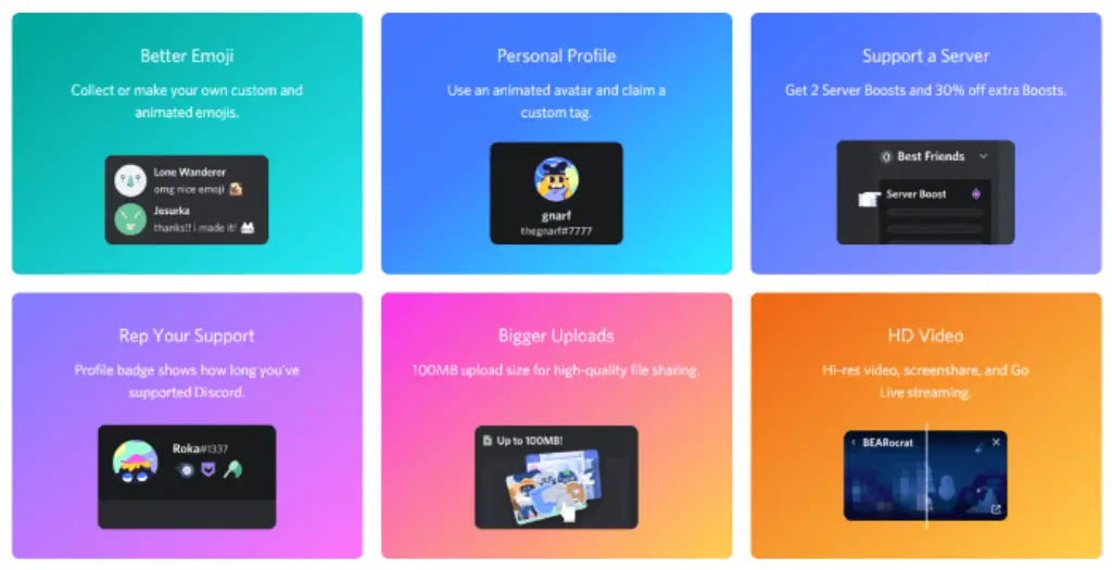 Discord Nitro Features Plan Emoji Better