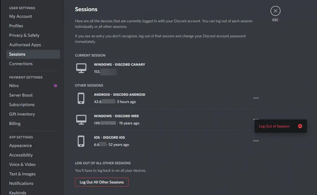 Discord Sesssions Login New Feature Beta Upcoming HubPrix