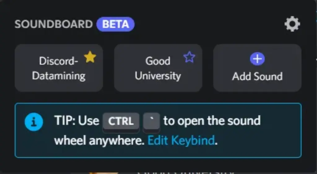 Discord Sound Board Feature Discord Beta Datamining