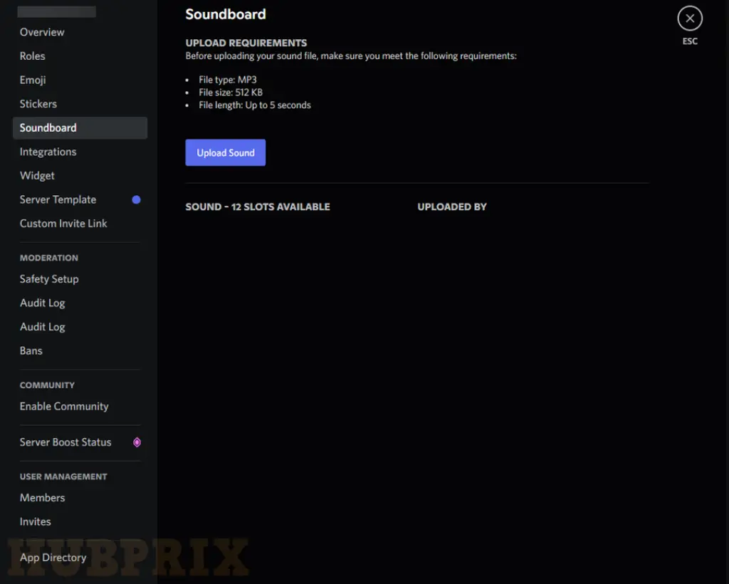 Discord Sound Board Uploading Sounds Features