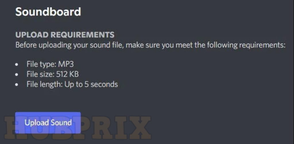 Discord SoundBoard Requirements