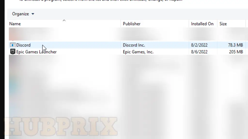 Discord Uninstall Control Panel Windows HubPrix