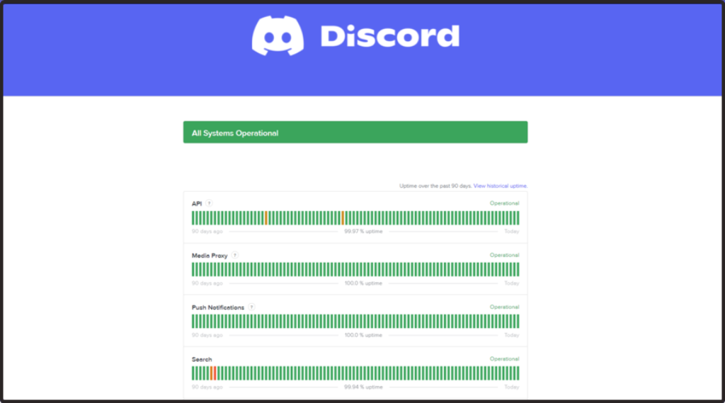 Discord isnt down Status
