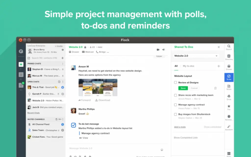 Flock Project Team Management - Review HubPrix