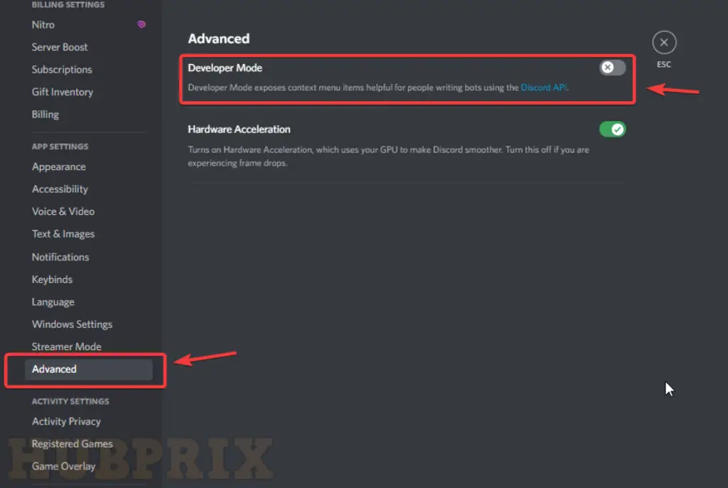 How to Turn off Developer Mode Discord HubPrix