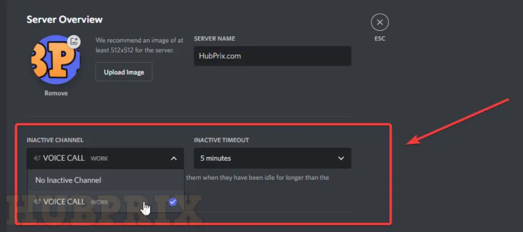 Inactive Channel on Discord Setup Channel Server