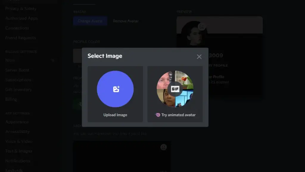 Two types of profile photos - Discord PFP Size Guide