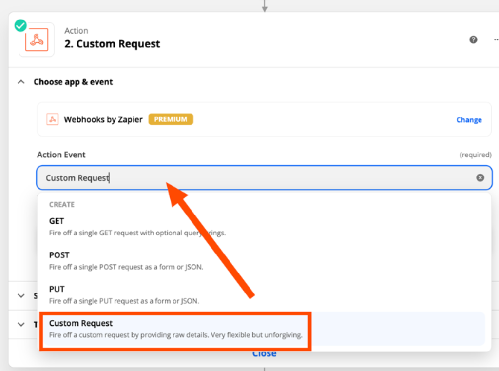Zapier Custom Request Setup Overview