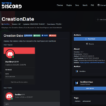 BetterDiscord Creation Date Plugin Page Overview