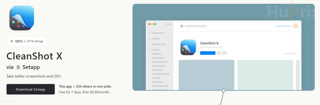 CleanShot X Screenshot GIF Tool