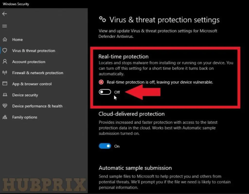 Disable Antivirus Windows Defender