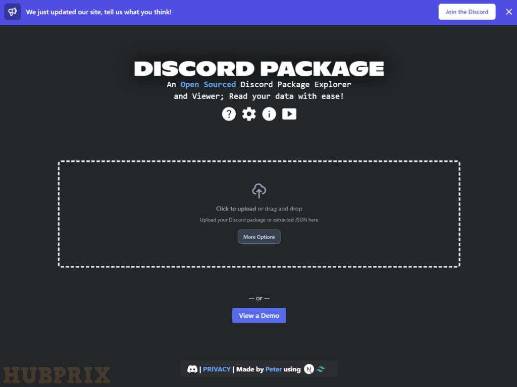 Discord Package Open Source Website