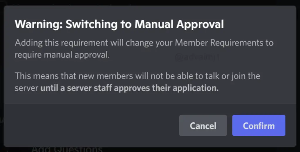 Manual vs Automatic Approval