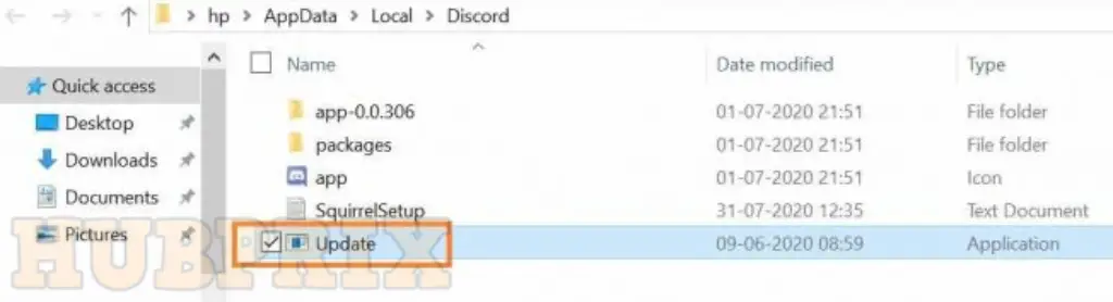 Rename Discord update file Naming