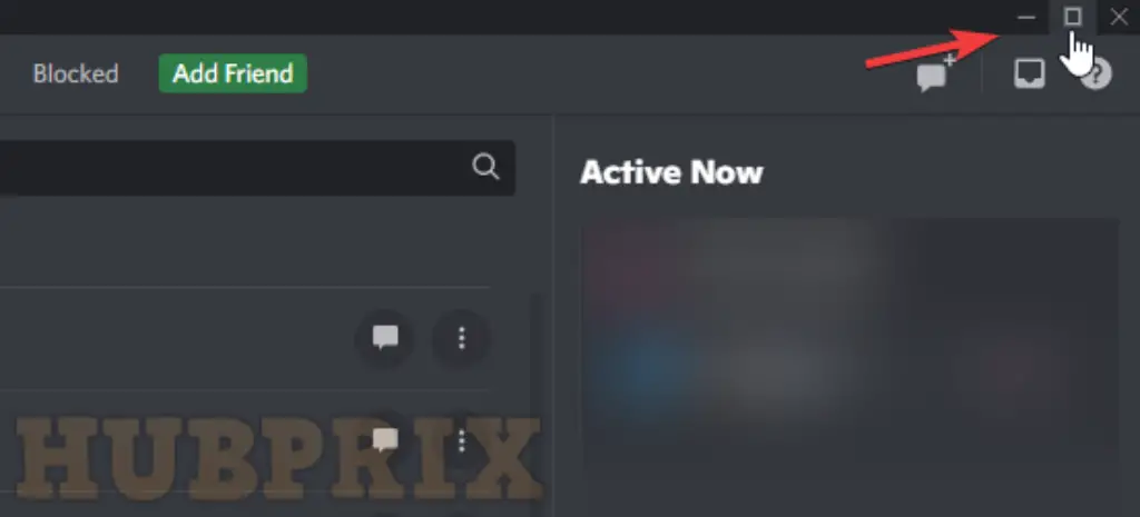 Switch to Windowed Mode Full Screen Discord