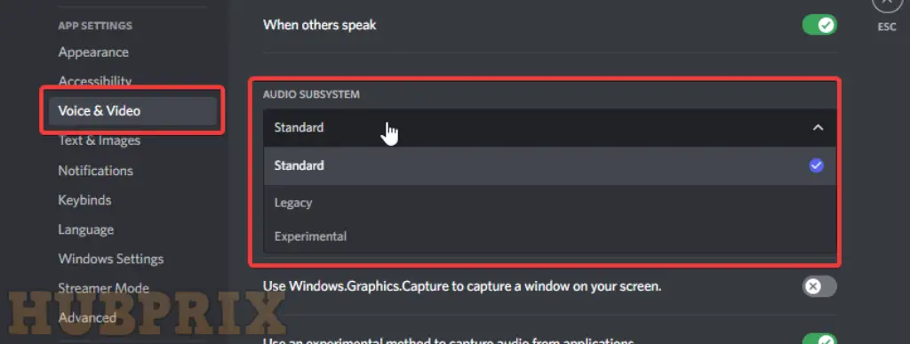 Use The Legacy Audio Subsystem In Discord