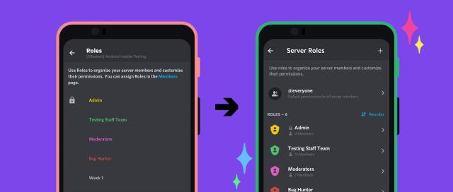 discord mobile ui Changes
