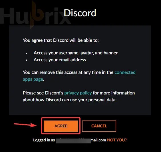 Crunchyroll Agree Permission Button Discord Connection