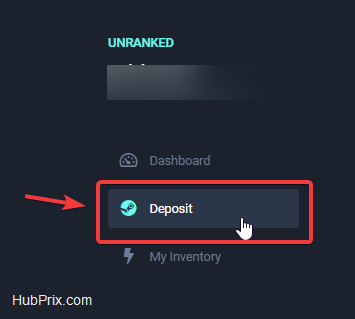 Deposit Tab Sidebar Lootbear