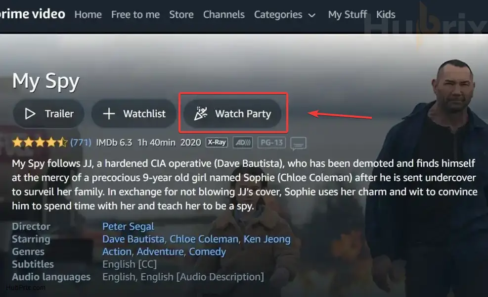 PrimeVideo Watchparty Example Preview