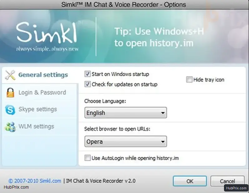 SIMKL Chat Recorder Voice
