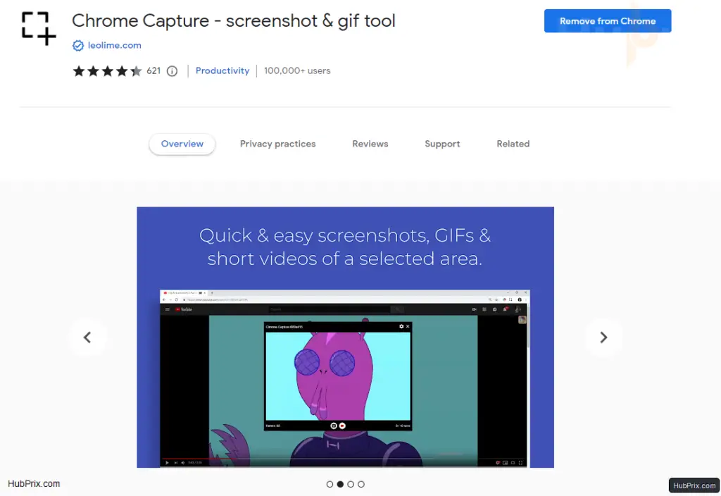 ChromeCapture Screenshot GIF TOOL