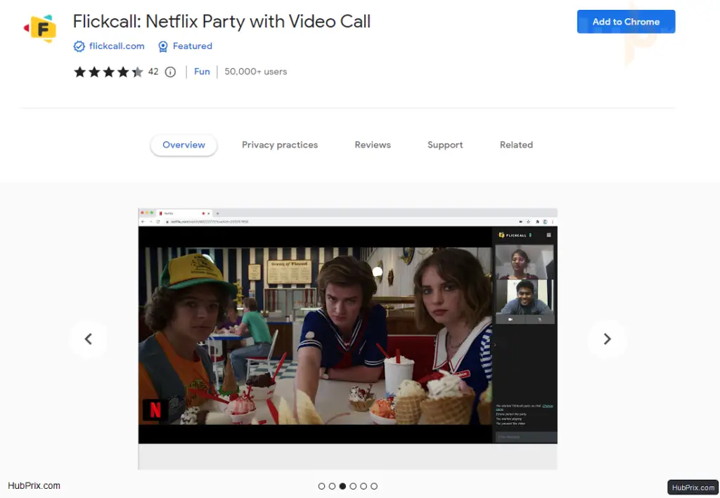Flickcall Netflix Party Call Feature