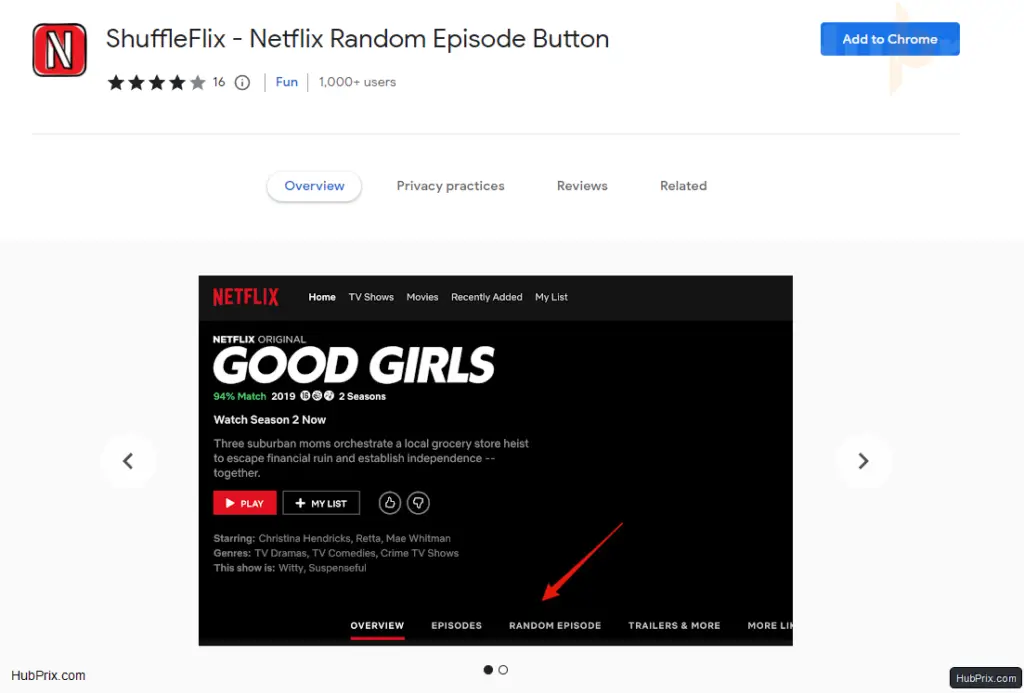 Netflix Random Episode Feature