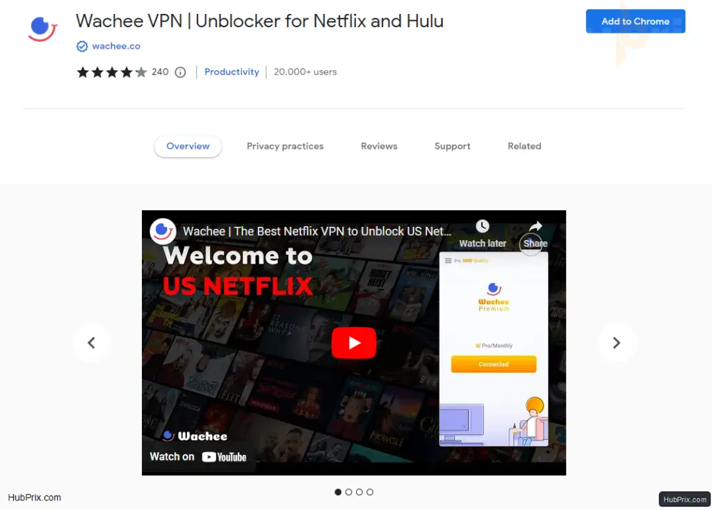 Wachee VPN Unblocker Netflix